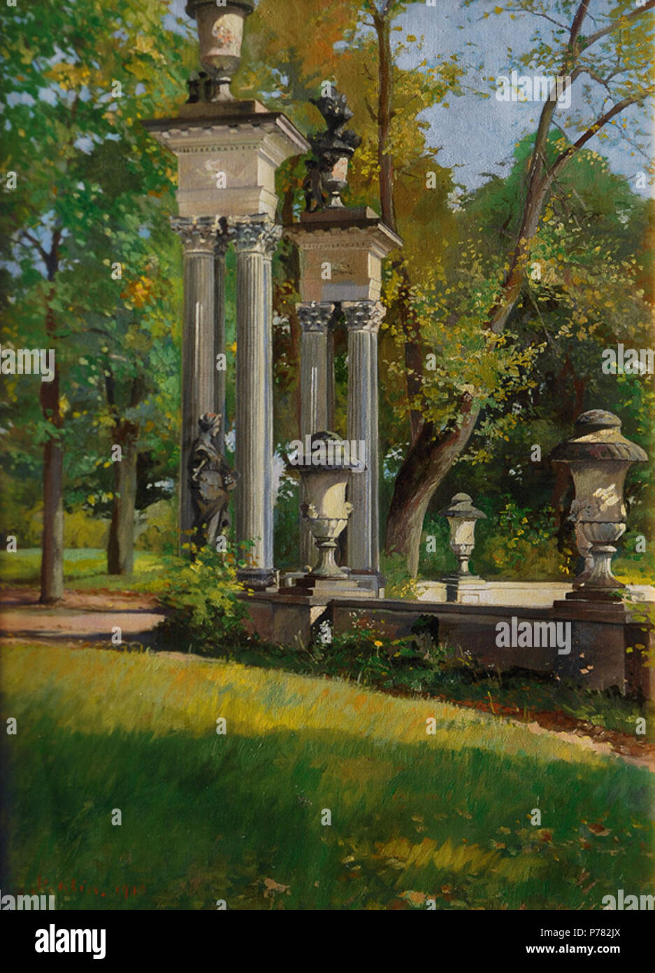 22 Carl Malchinim Schloßpark Stockfotografie Alamy