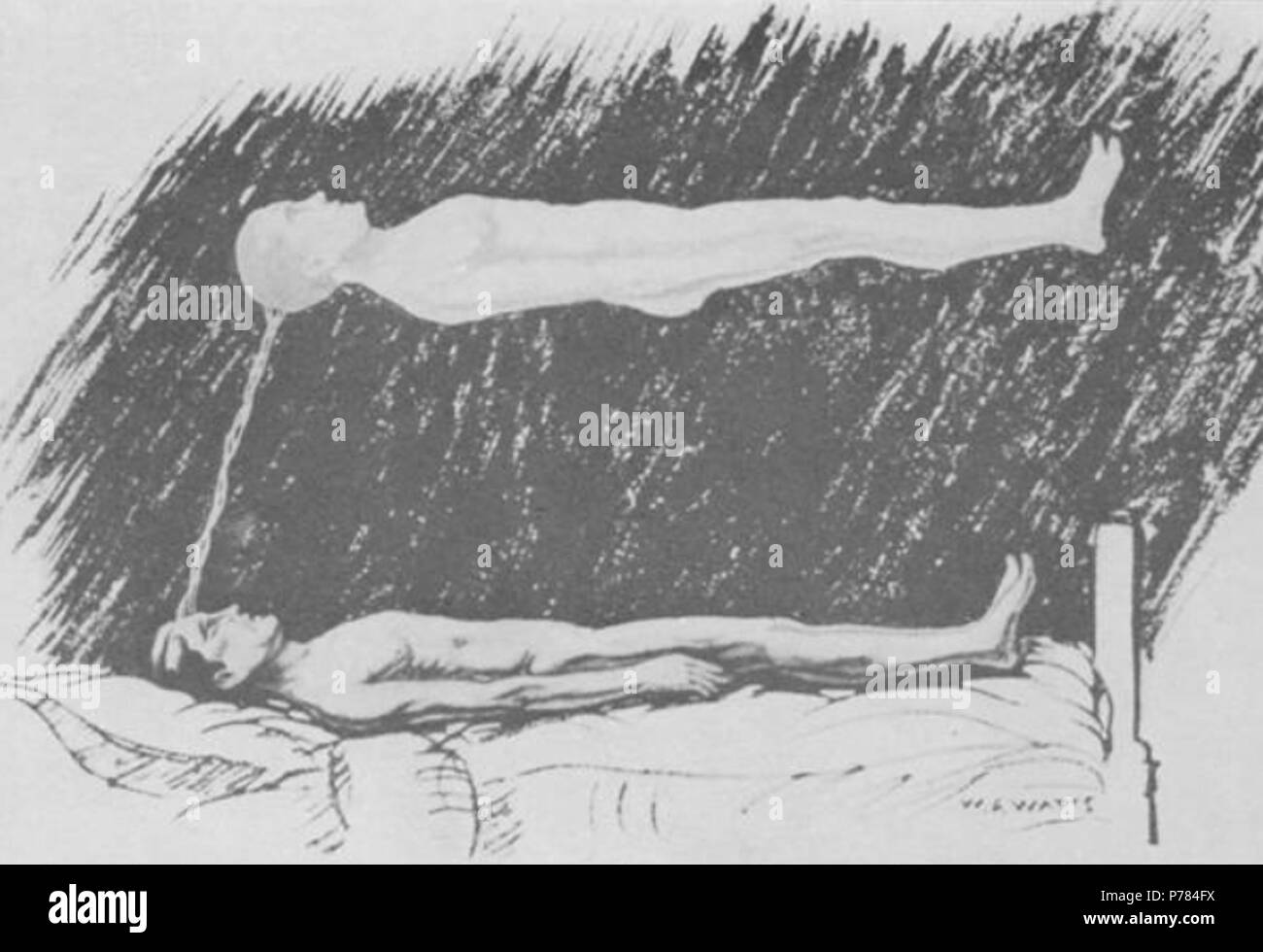 7 astralen Körper von Carrington und Muldoon Stockfoto