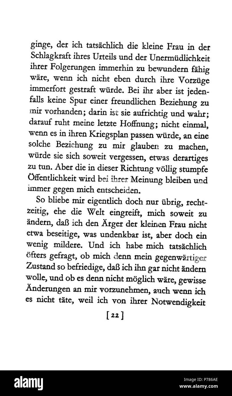 20 De Kafkas Hungerkünstler 22. Stockfoto