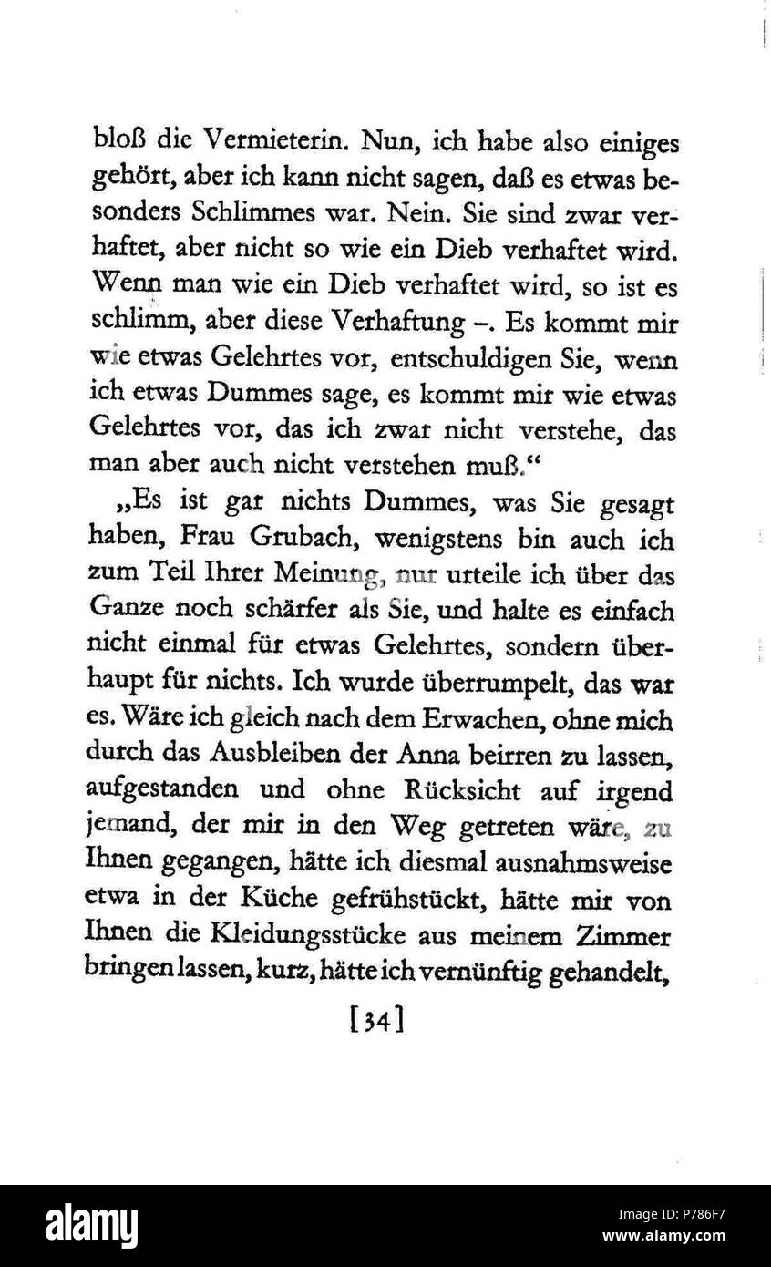 20 De Kafka Prozeß 034 Stockfoto