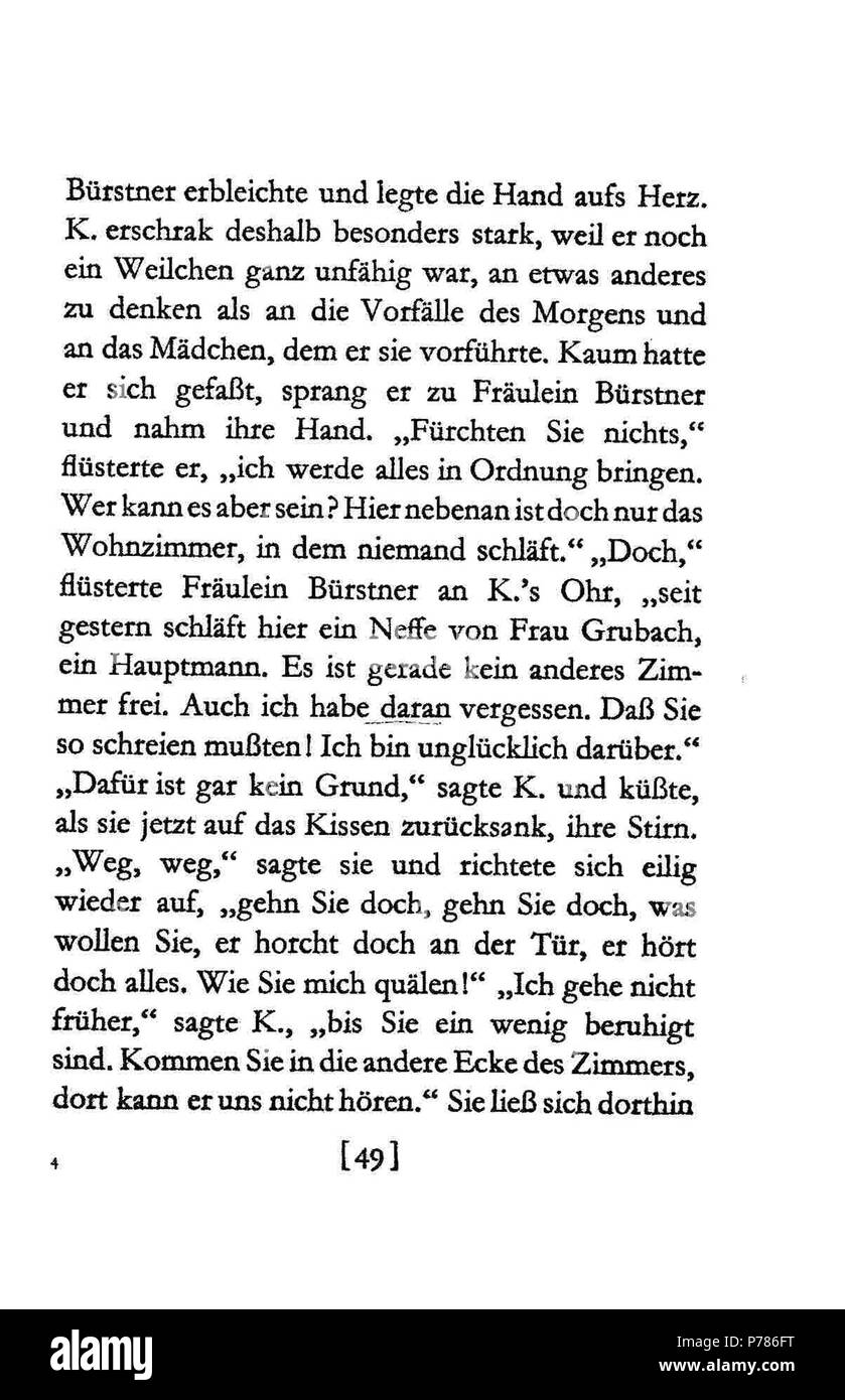 20 De Kafka Prozeß 049 Stockfoto