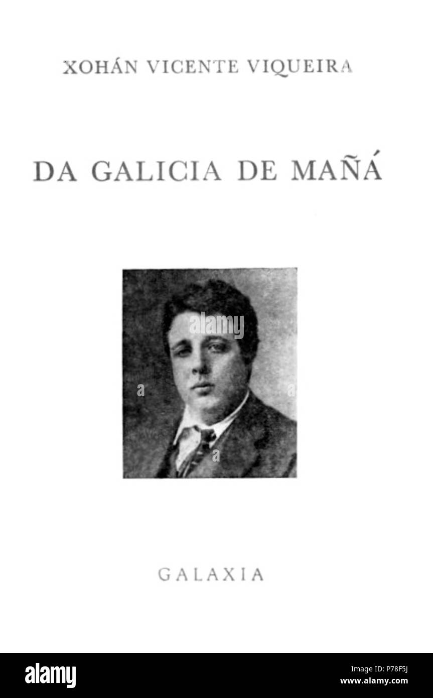 67 Xohán Vicente Viqueira, da Galicien de mañá, Galaxia Stockfoto