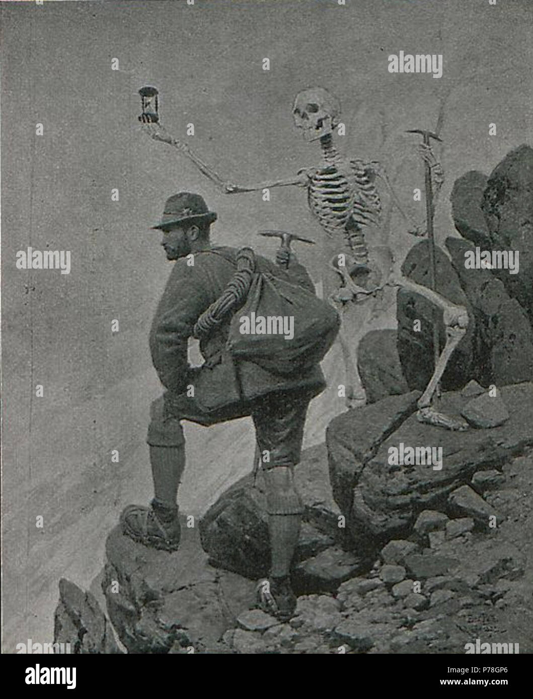 10 Ernst Platz - Memento mori, C. 1894 Stockfoto