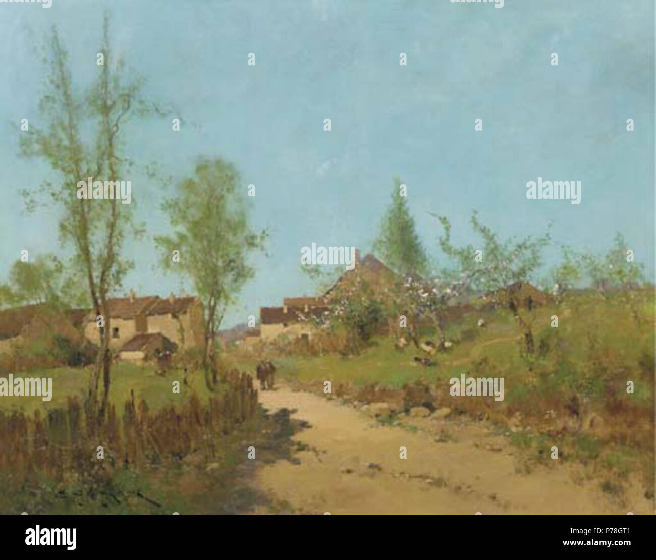 11 Eugène Galien-Laloue Landschaft Stockfoto