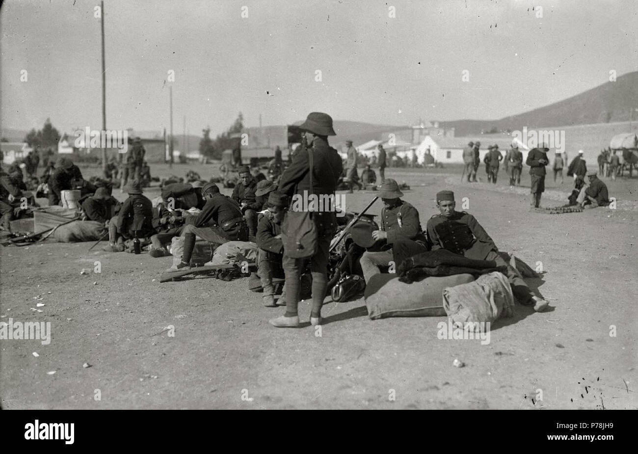 60 Tropas en la Guerra de África (32 de 37) - Fondo Car-Kutxa Fototeka Stockfoto