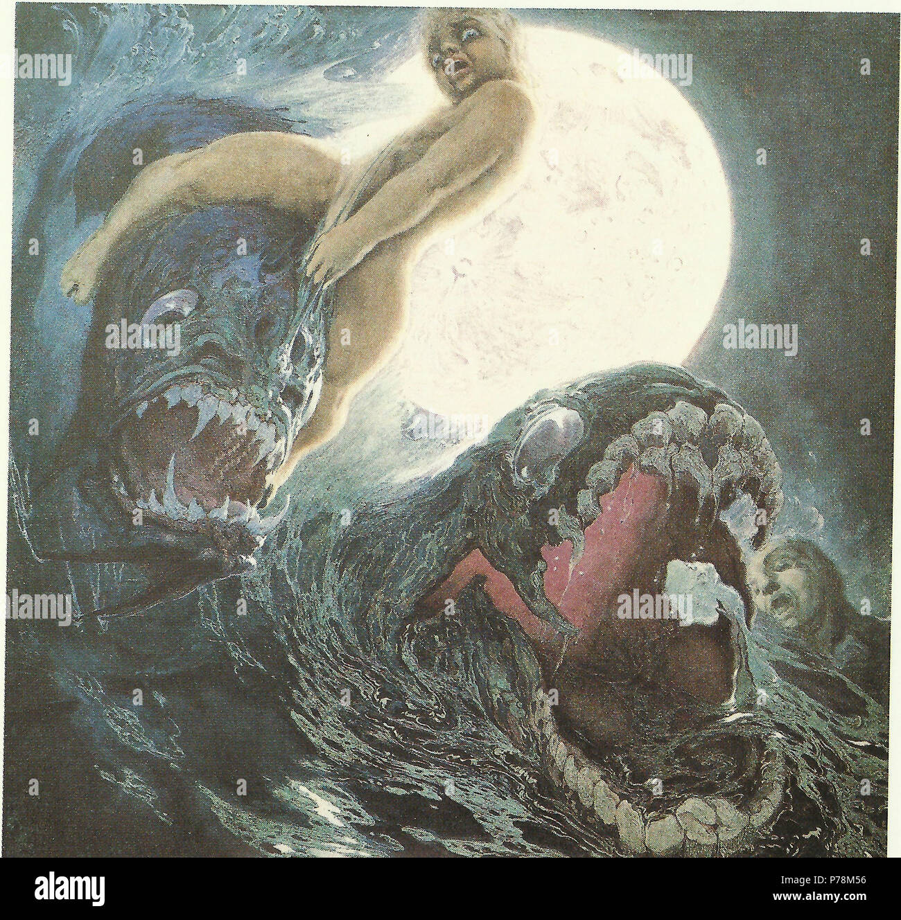 Español: 10. Poema del Mar/Noche. Zwischen 1913 und 1924 44 Noche (Poema del Mar) Stockfoto