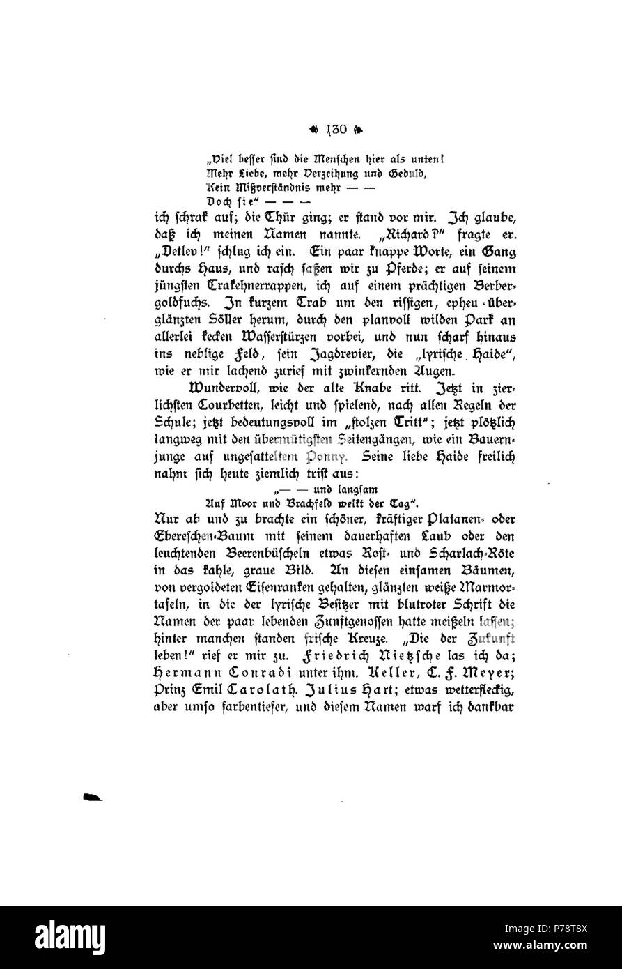 . Aber die Liebe. Ein ehemanns-und-Menschenbuch von Richard Dehmel. N/A4 aber die Liebe 130 Stockfoto