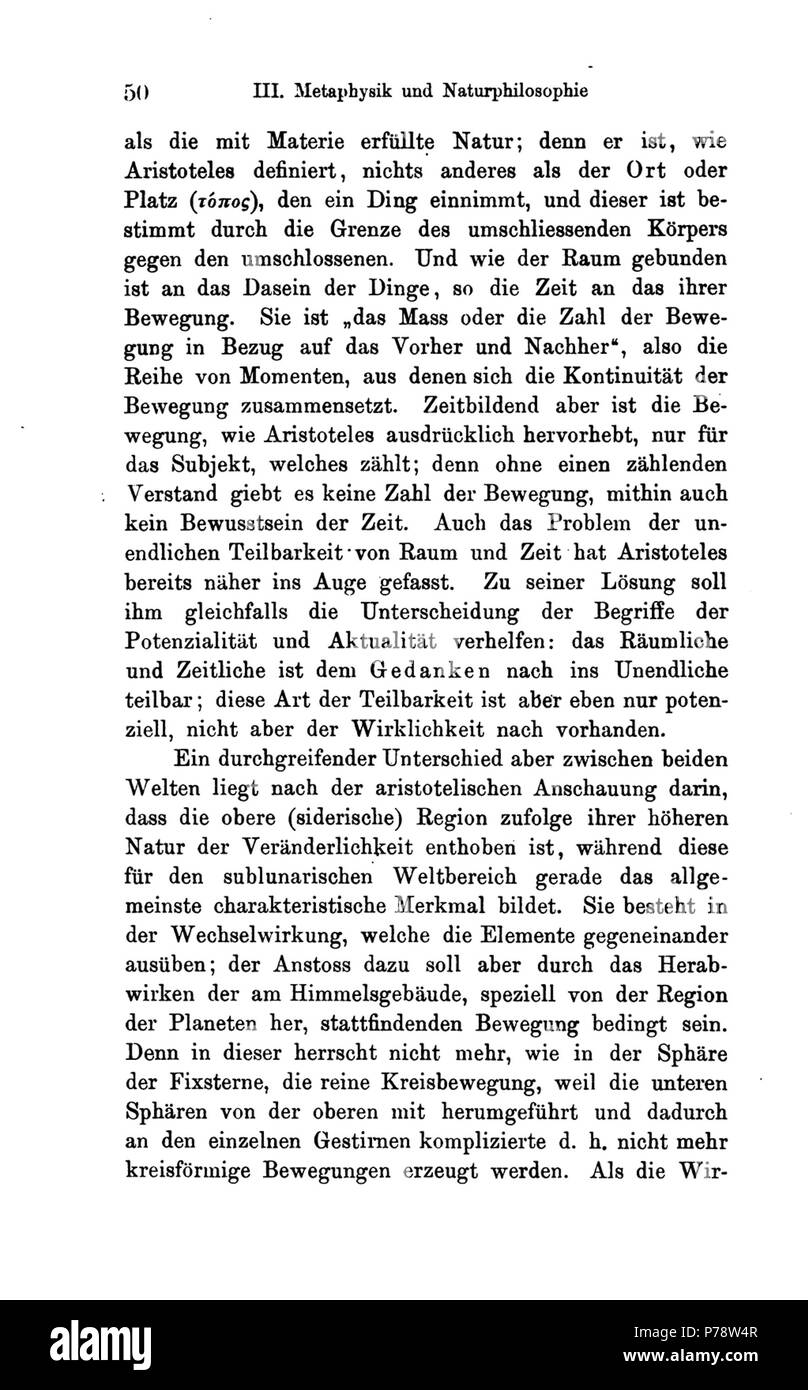 15 DE Siebeck Aristoteles 050 Stockfoto