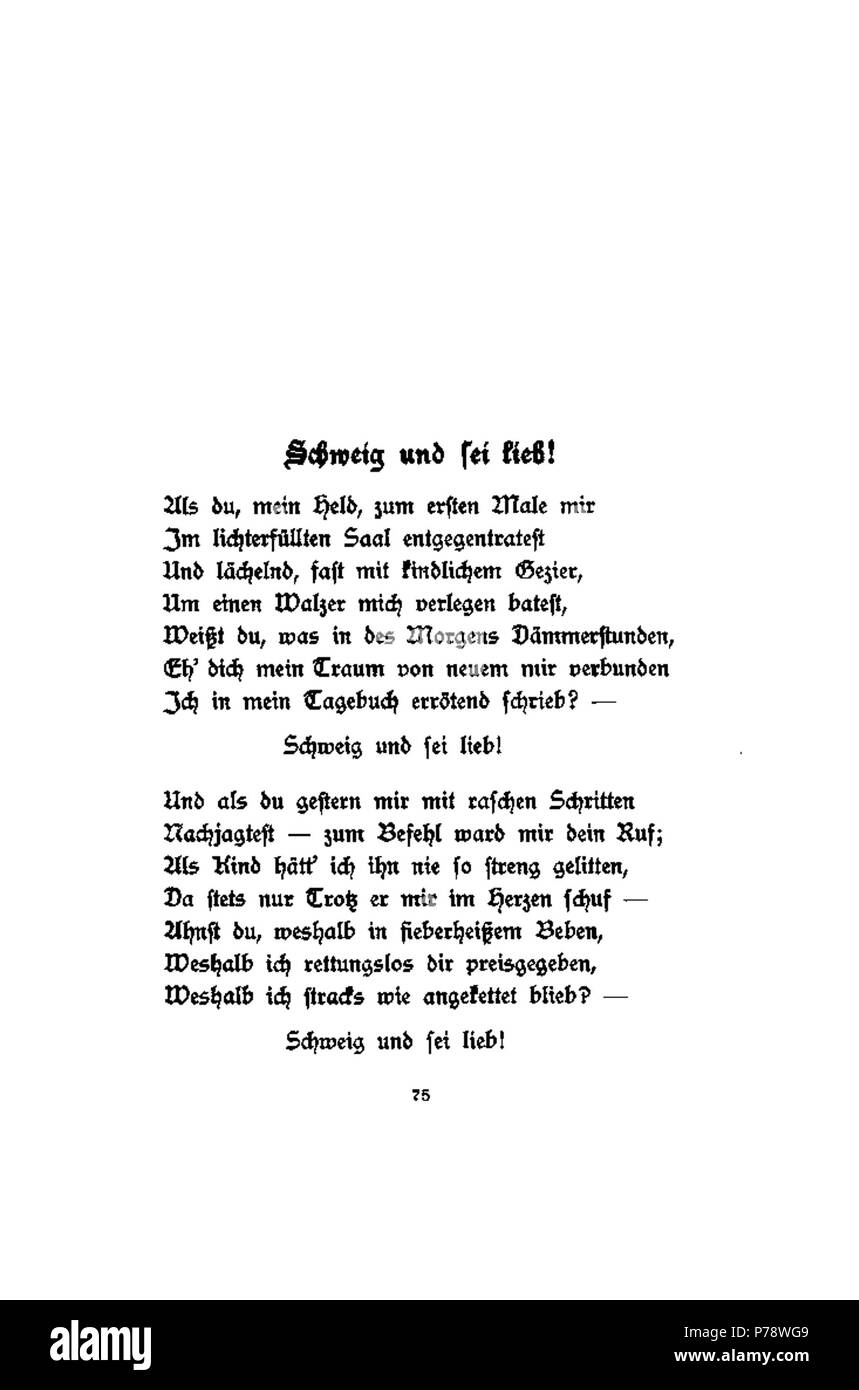 . Vier Jahreszeiten sterben. Gedichte. N/A 16 vier Jahreszeiten 075 Sterben Stockfoto