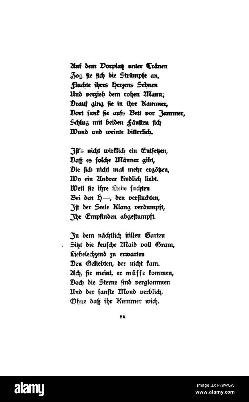 . Vier Jahreszeiten sterben. Gedichte. N/A 16 vier Jahreszeiten 086 Sterben Stockfoto