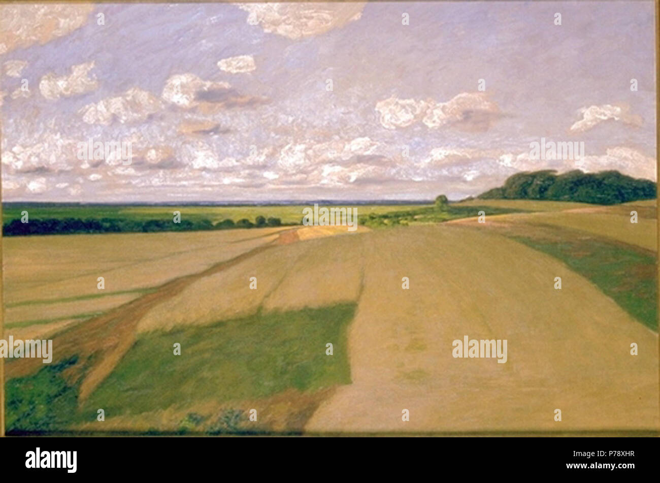 . Weyerberg unter den Wolken (Worpswede) 1899 19 Mackensen Weijerberg Stockfoto