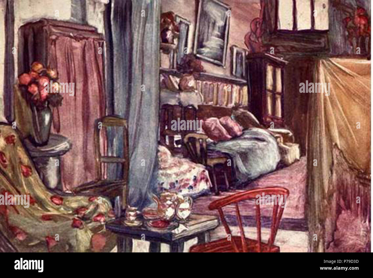 Englisch: mein Studio in Paris. 1916 37 Kruglikova-Studio 2 Stockfoto