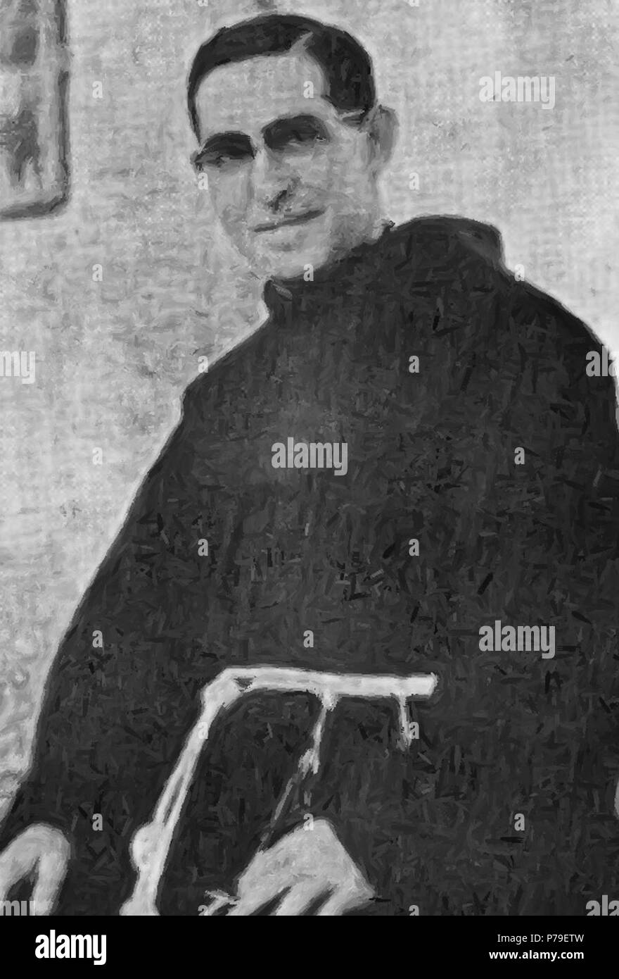 Español: Fray Miguel Murcia, sacerdote franciscano que estuvo a Cargo del Templo de La Recolección. 1932 9 FrayMiguelMurcia 1932 Stockfoto