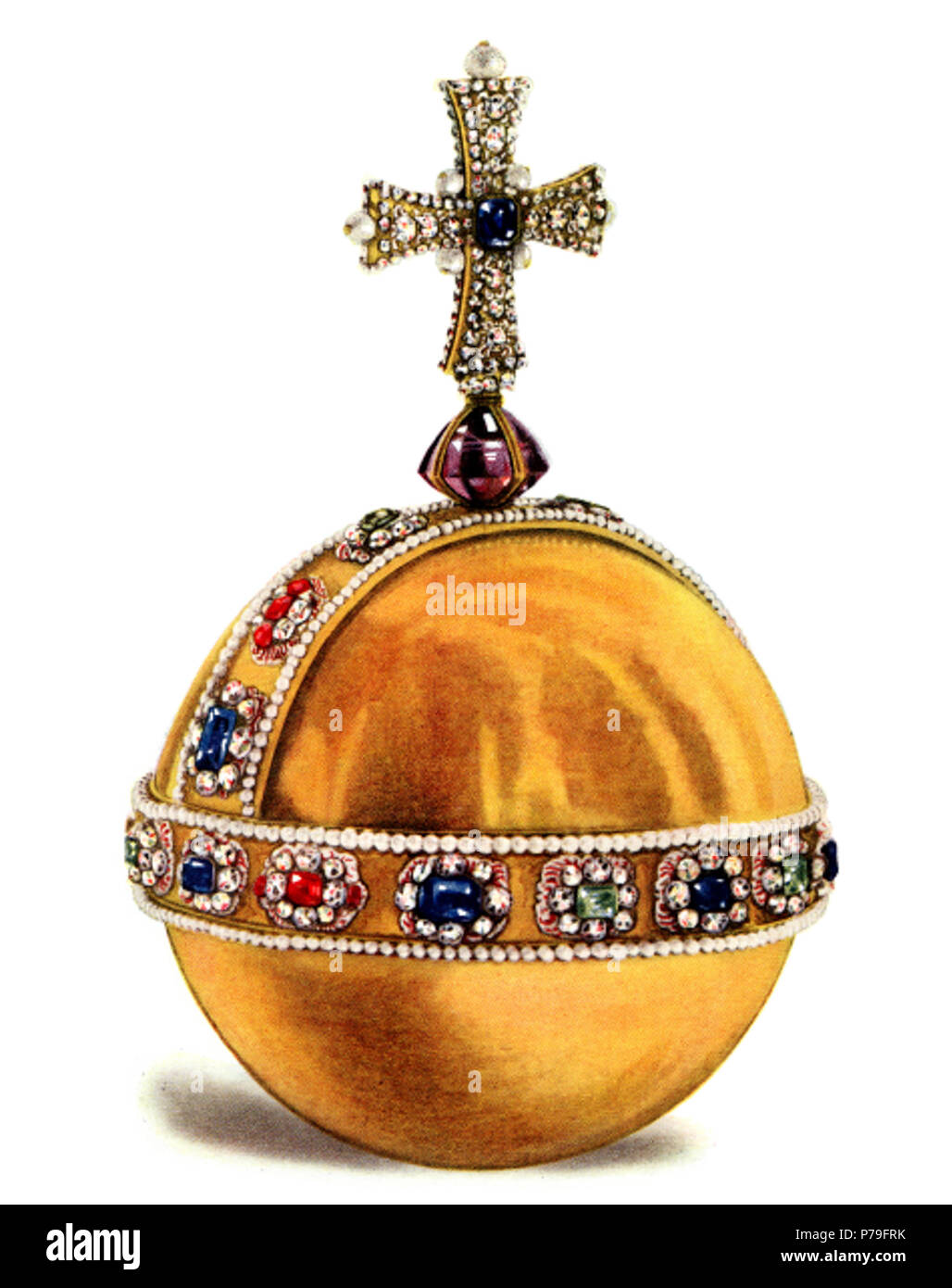 14 Der souveräne Orb Stockfoto