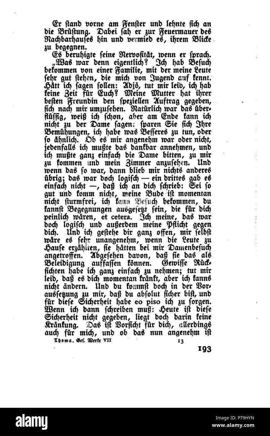 . Gesammelte Werke N/A 41 Gesammelte Werke (Thoma) 7 193 Stockfoto