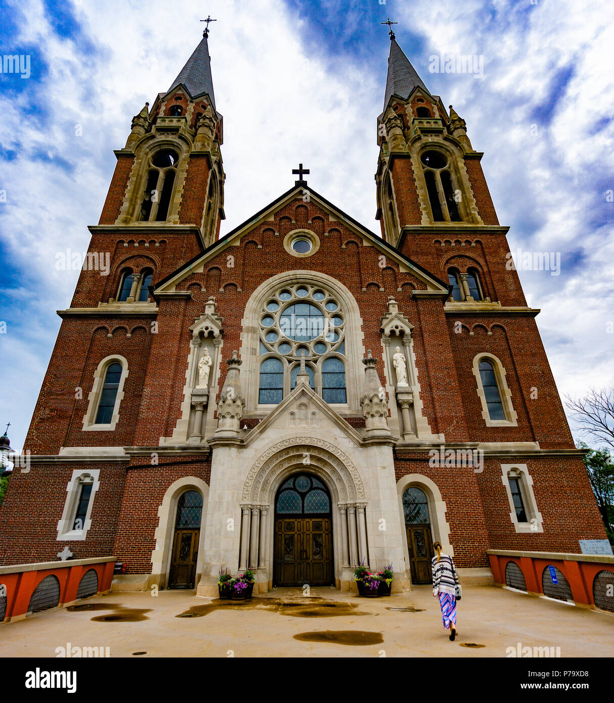 Heiligen Hügel Basilika, Wisconsin Stockfoto