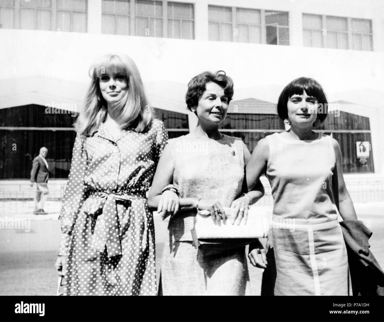 Catherine Deneuve, Agnes Varda, Filmfestival Venedig, 1966 Stockfoto