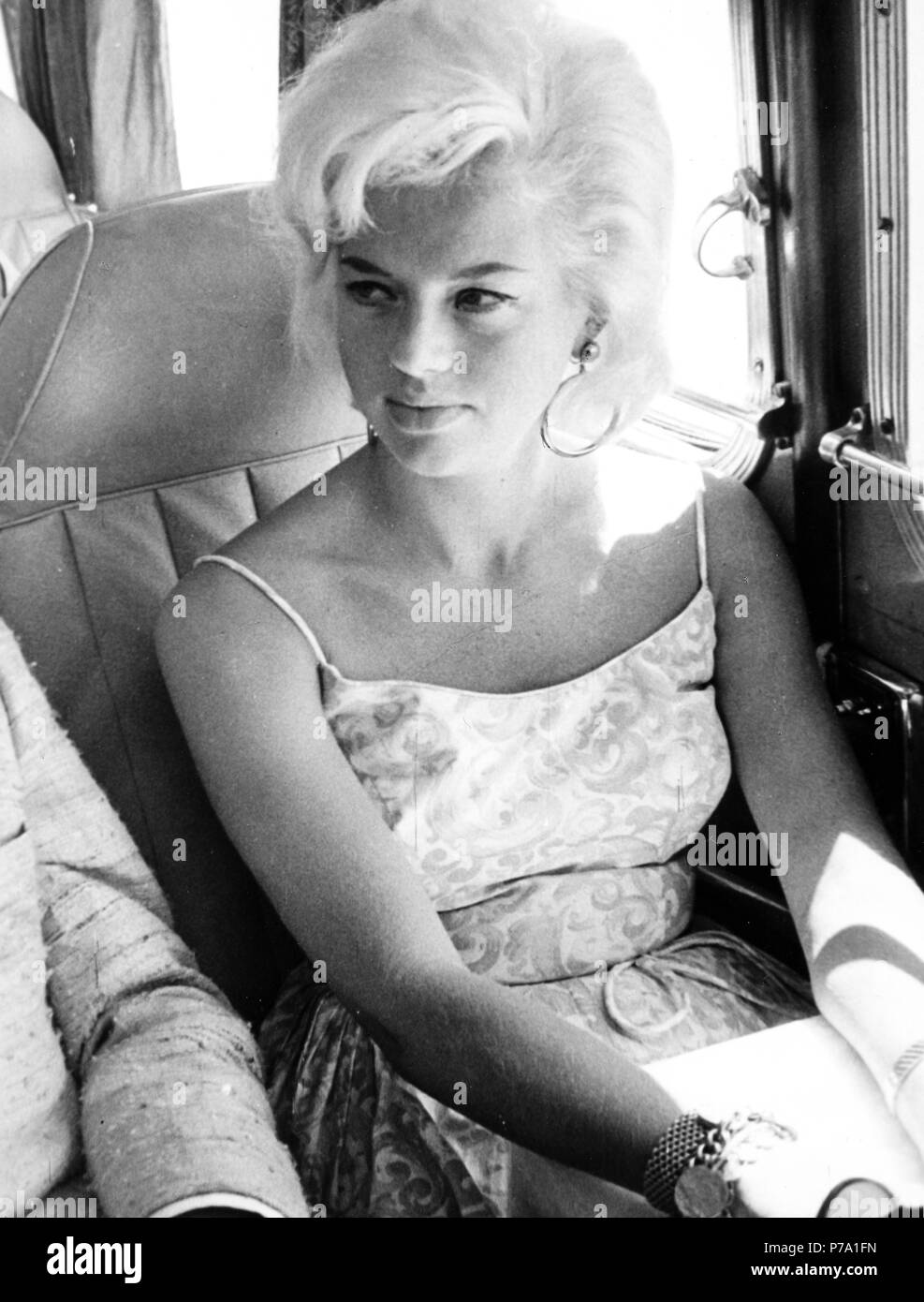 Diana Dors, Madrid 1961 Stockfoto