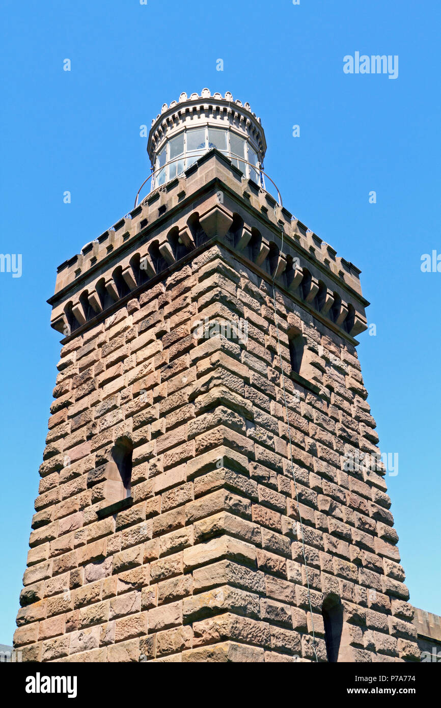 Die navesink Twin Leuchten Leuchtturm, Highlands, Monmouth County, New Jersey, USA Stockfoto