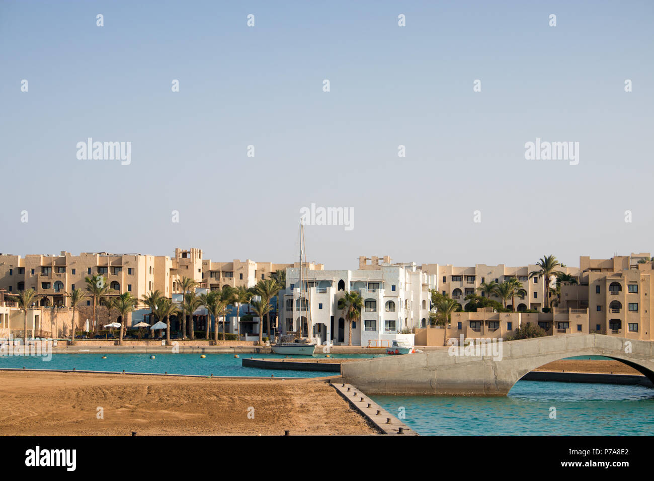 Hafen in Ägypten Stockfoto