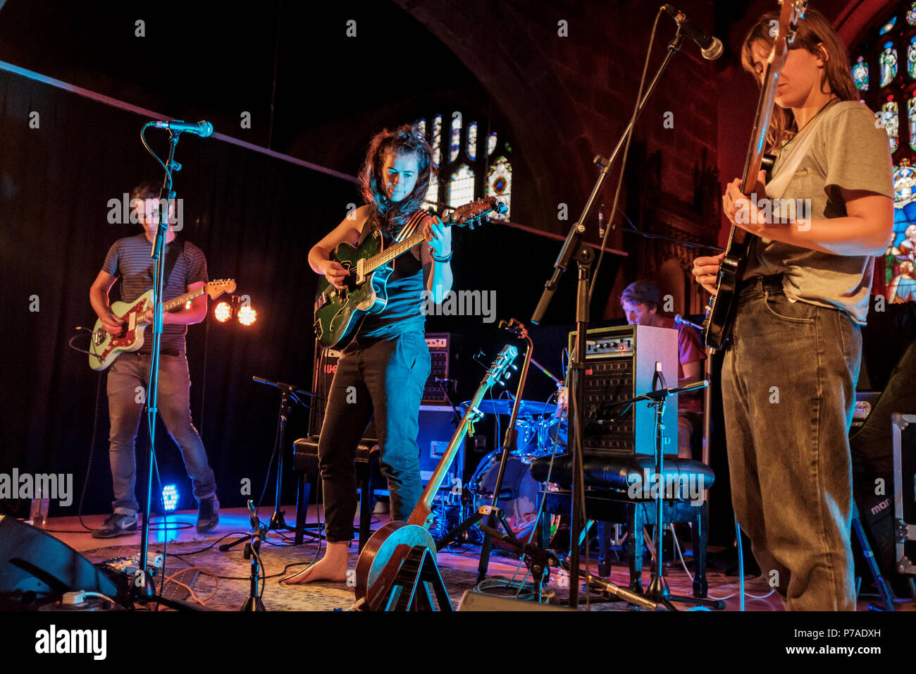 Chester, UK. 4. Juli 2018. Dies ist der Satz 2018 Ivor Novello Award nominierten Dies ist das Kit mit einem Full House in Chester letzte Nacht gespielt (Mittwoch) Foto: Brian Hickey/Alamy leben Nachrichten Stockfoto