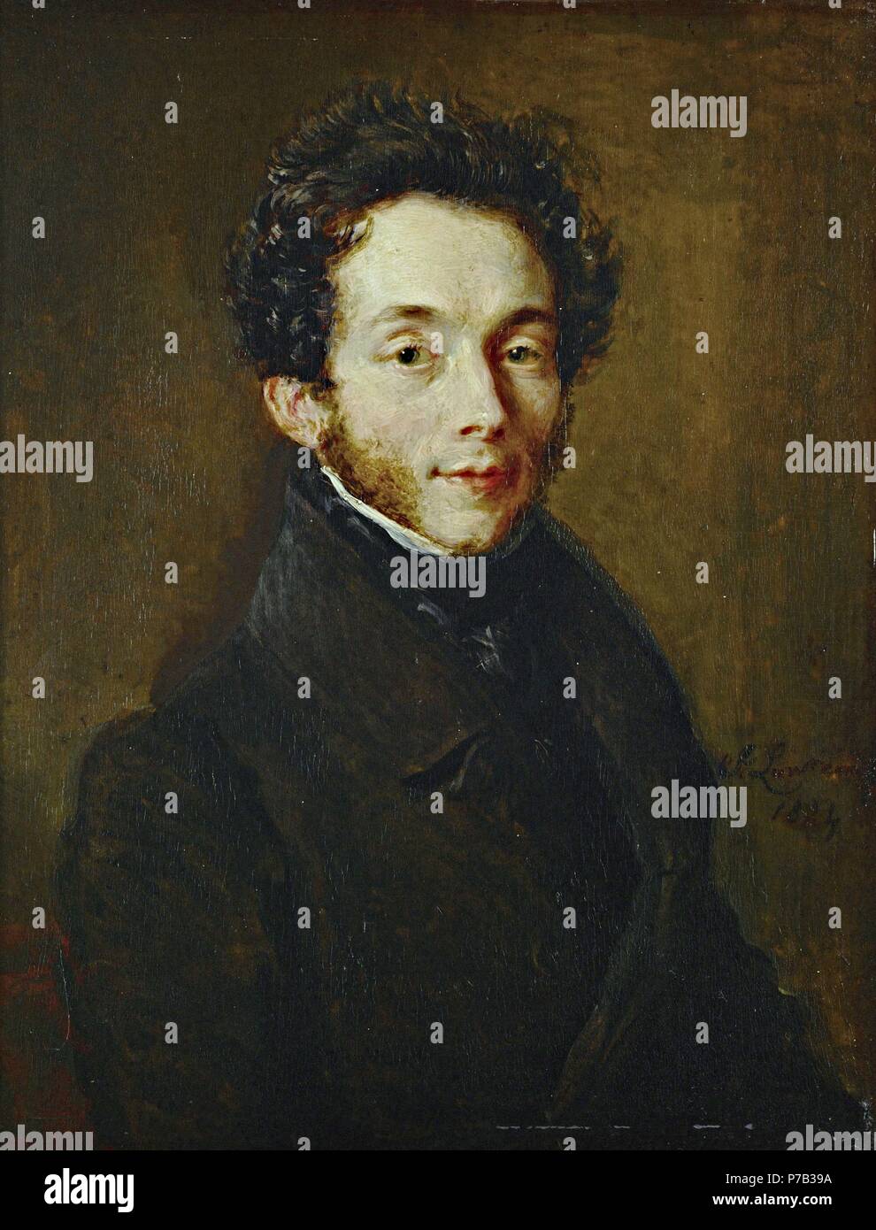 Thomas Lawrence/" Porträt von Karl Maria von Weber", 1824. Museum: Musée Bonnat. Stockfoto