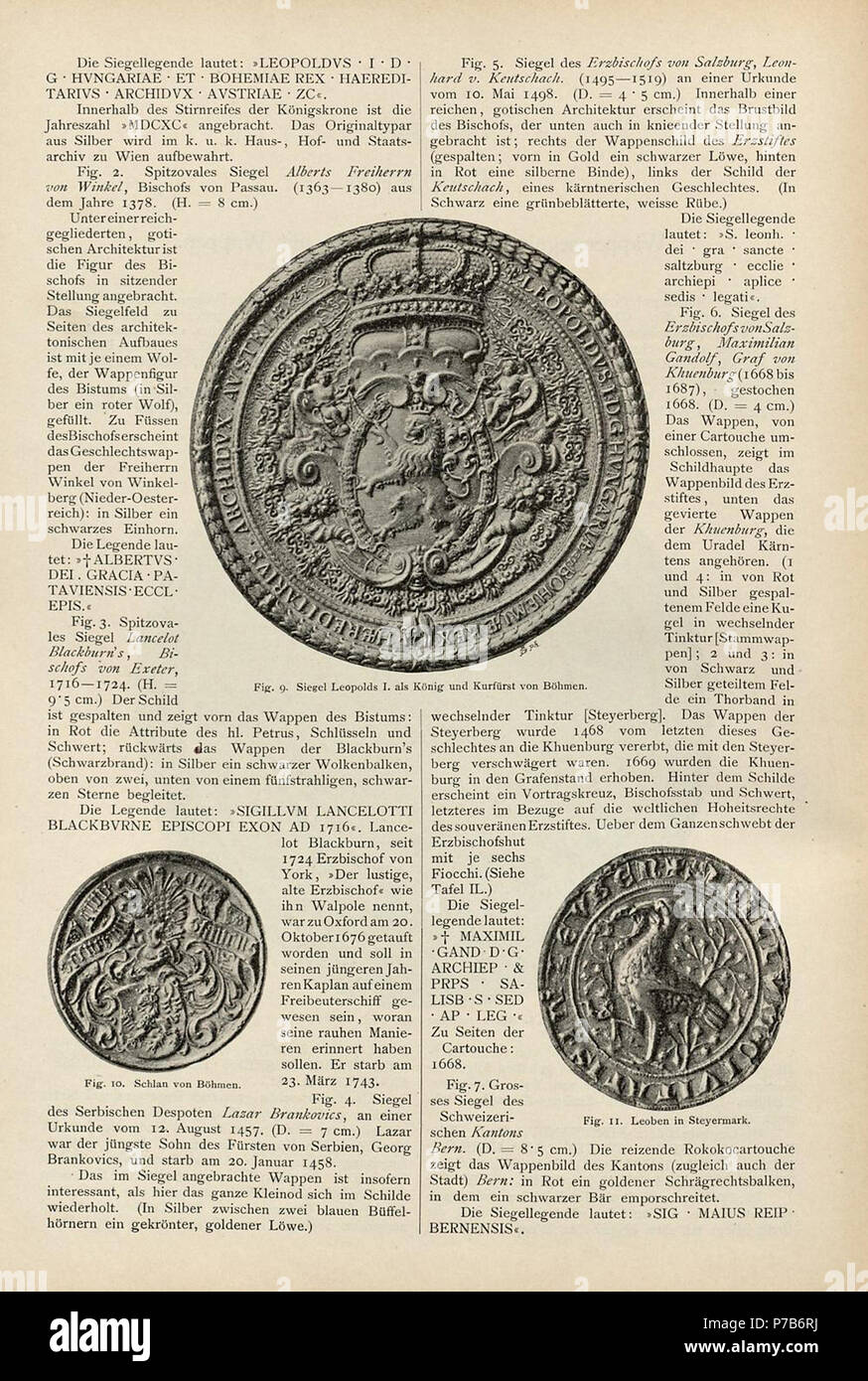 78 Ströhl Heraldischer Atlas t64 2. Stockfoto