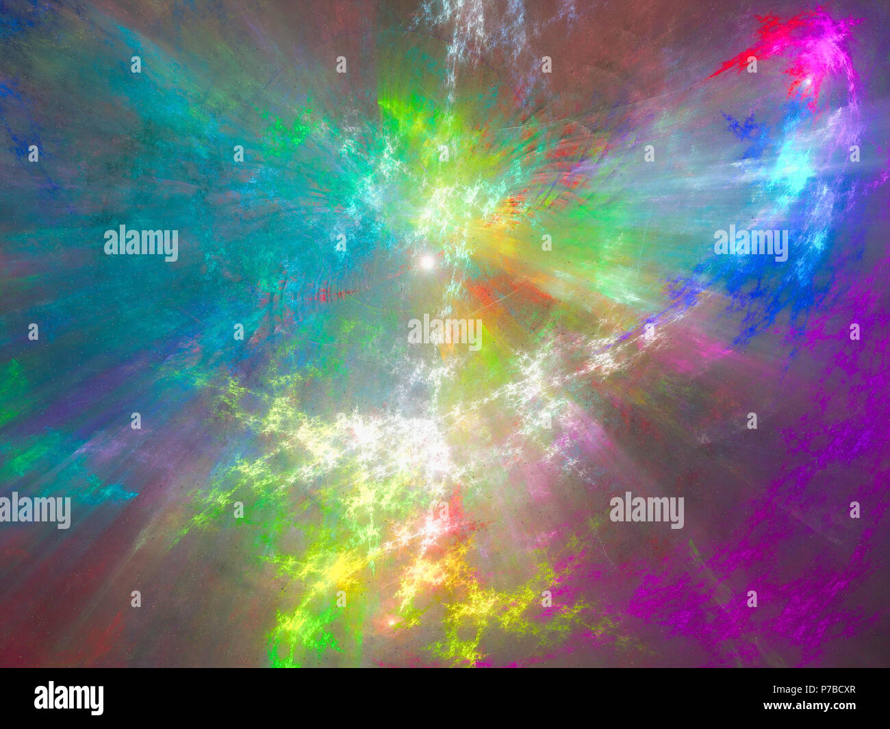 Abstrakte sky - digital erzeugte Bild Stockfoto