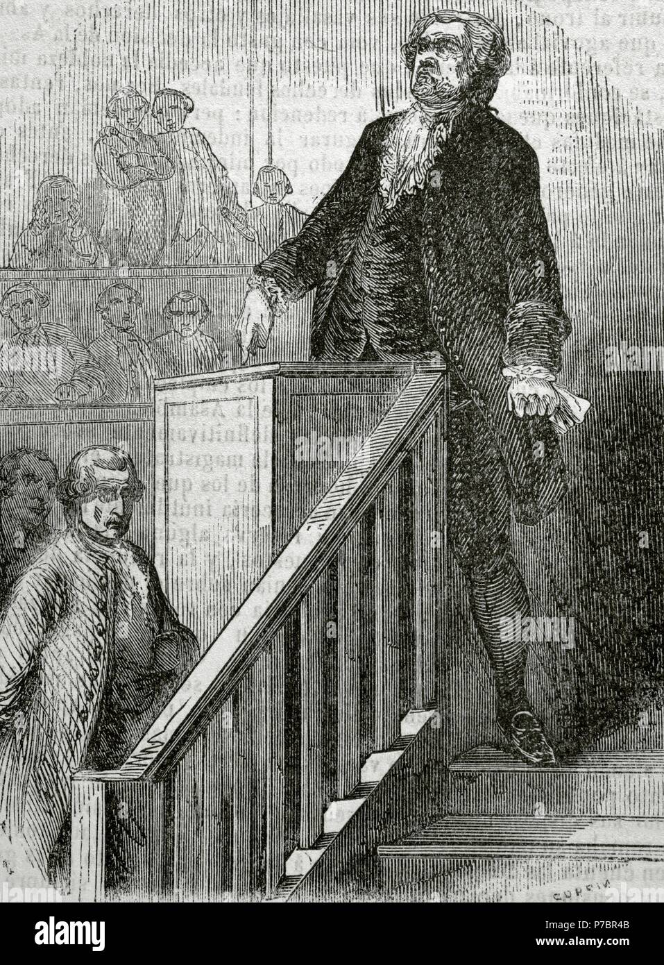 Honore gabriel de riquetti de mirabeau comte de mirabeau Fotos und