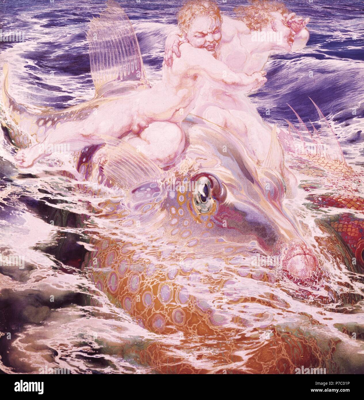 Poema del Mar: MEDIODÍA. Museum: MUSEO NESTOR DE LA TORRE/LAS PALMAS/ESPAÑA. Stockfoto