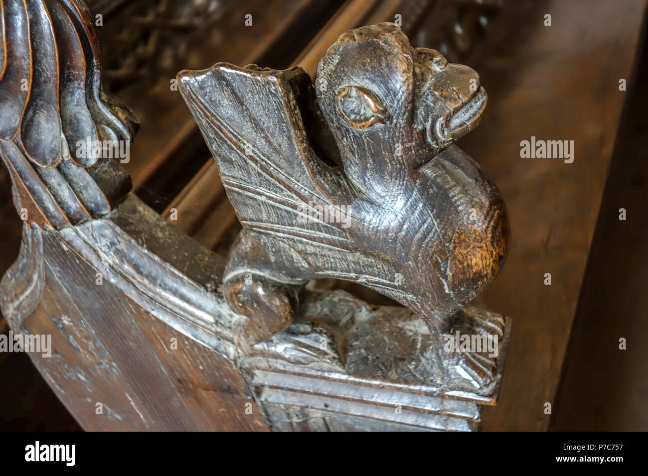 Stokesby Kirche Dragon Stockfoto