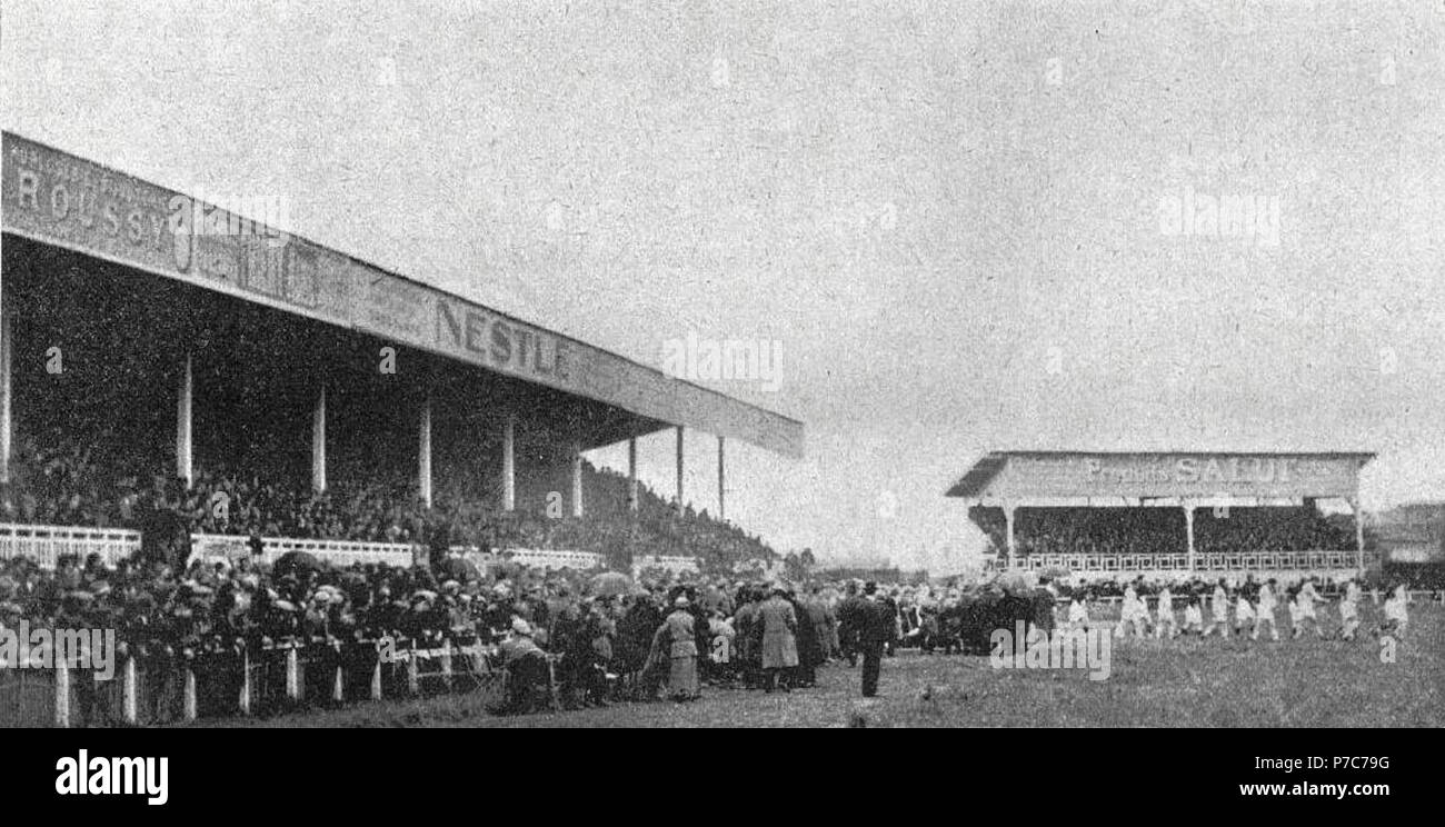 1923, Le Stade Ernest Wallonischen du Stade toulousain (Avril). Stockfoto