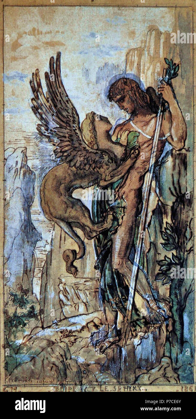 Odipus Und Sphinx Stockfotos Und Bilder Kaufen Alamy