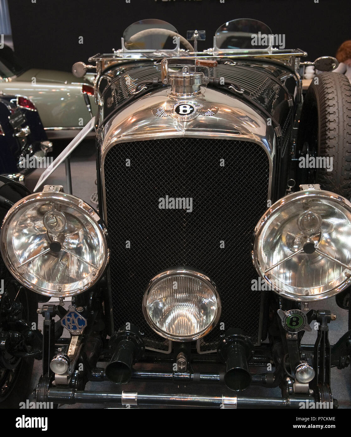 11/1936 Bentley Special, reboiled zu Vanden Plas Le Mans style Gehäuse gebaut Stockfoto