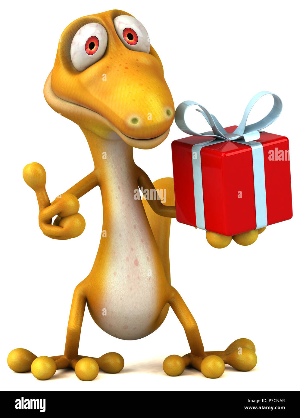 Spaß Eidechse Stockfoto