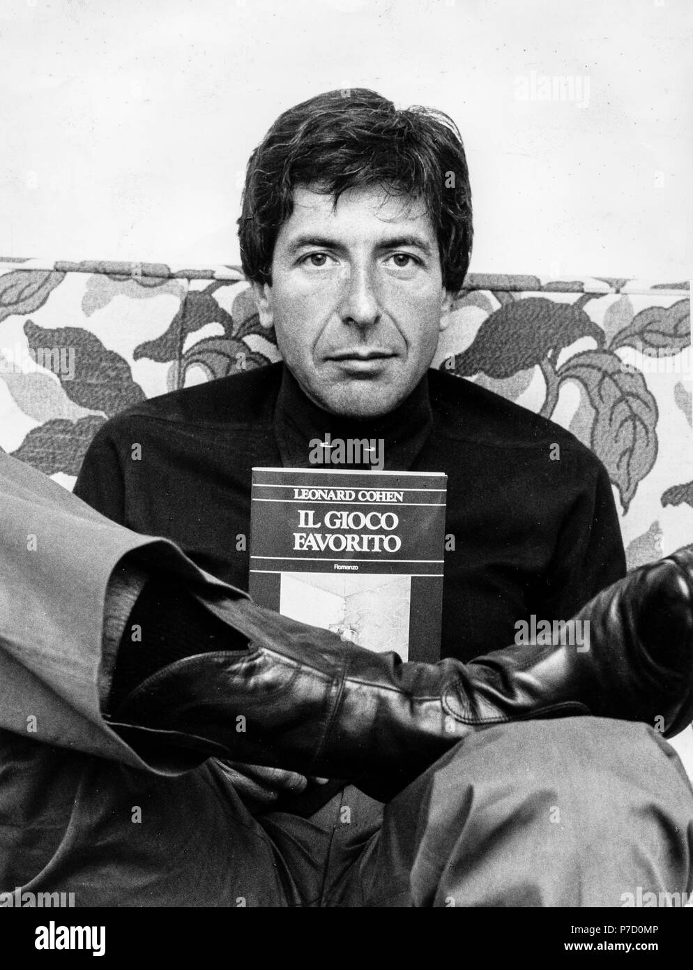 Leonard Cohen, 70 s Stockfoto