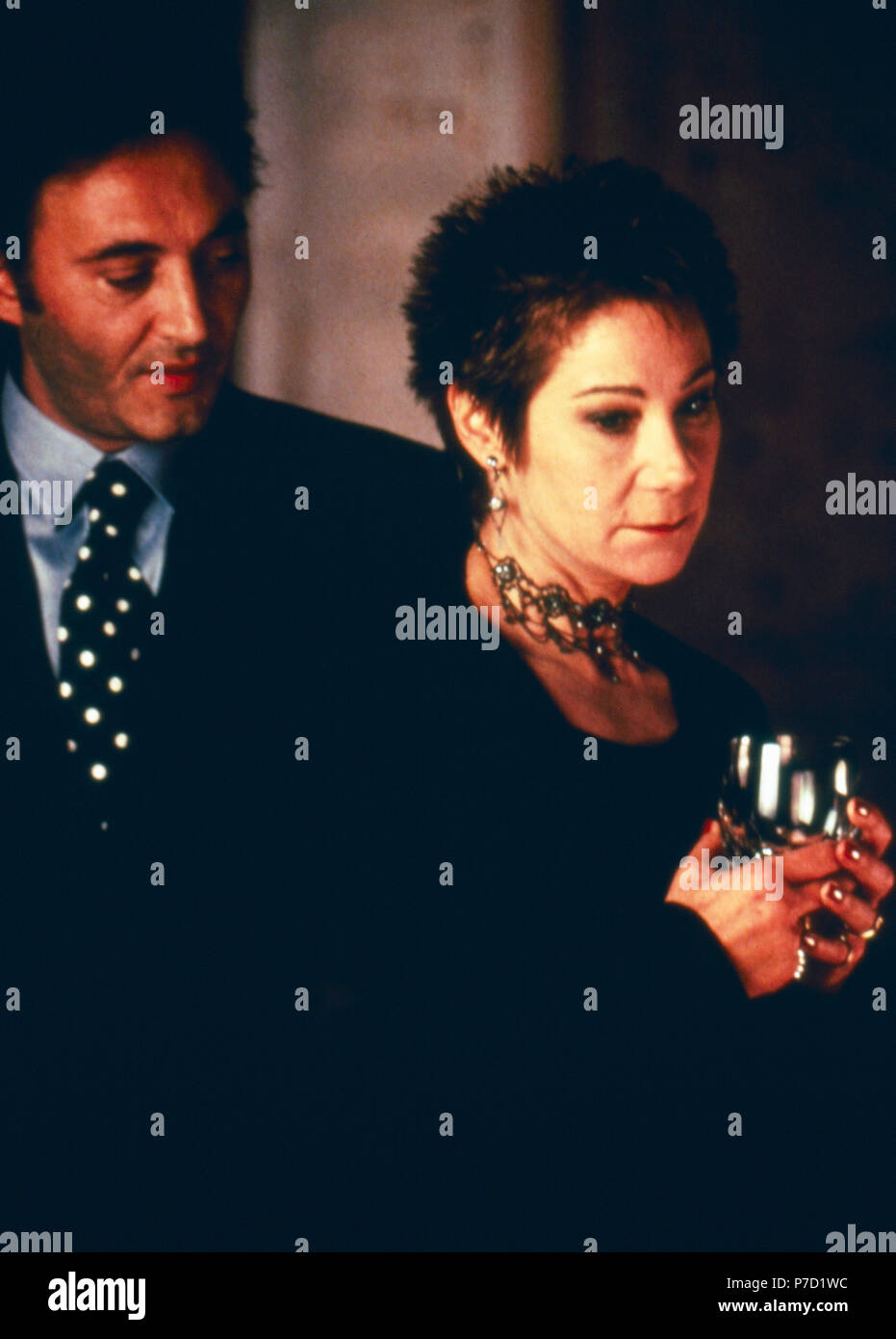 Eine englische Ehefrau aka. Die englische Frau, TV-Film Deutschland 1995, Regie: Simon Shore Darsteller: Zoe Wanamaker als Madame Grimeau und Jean-Louis Stämmen als monsier Griveau Stockfoto