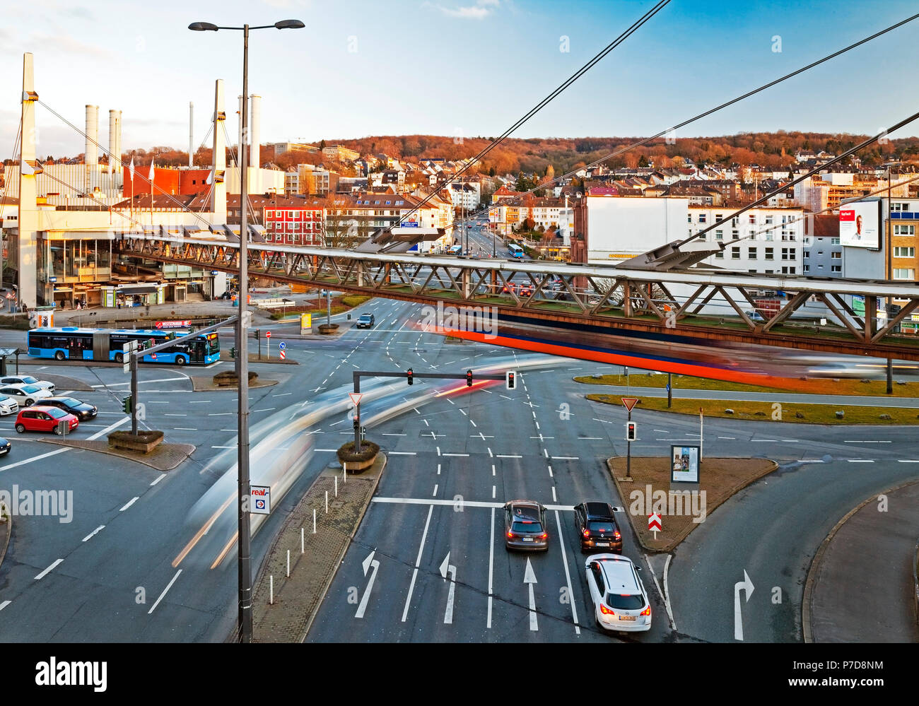 Verkehrsknotenpunkt Alter Markt, Barmen, Wuppertal, Bergisches Land
