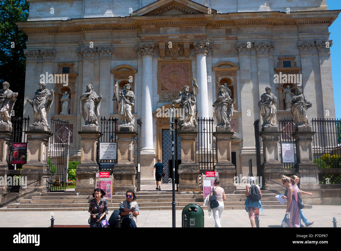 St. Peter und Paul der Römisch-katholischen Kirche, Krakau, Polen, Europa. Stockfoto