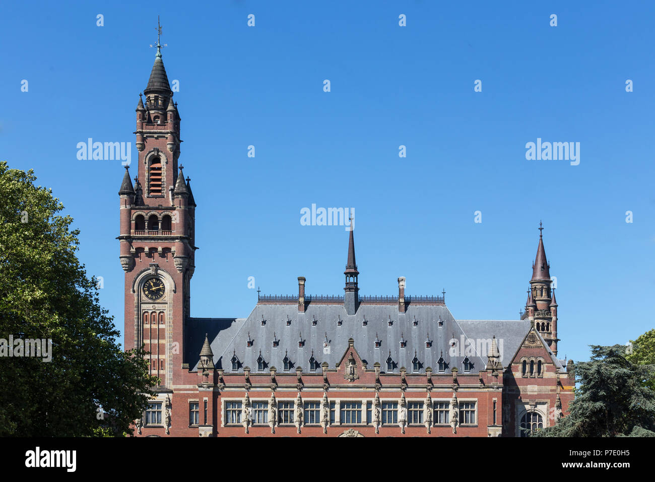 Internationaler Gerichtshof Freedom Palace Den Haag Niederlande Stockfoto