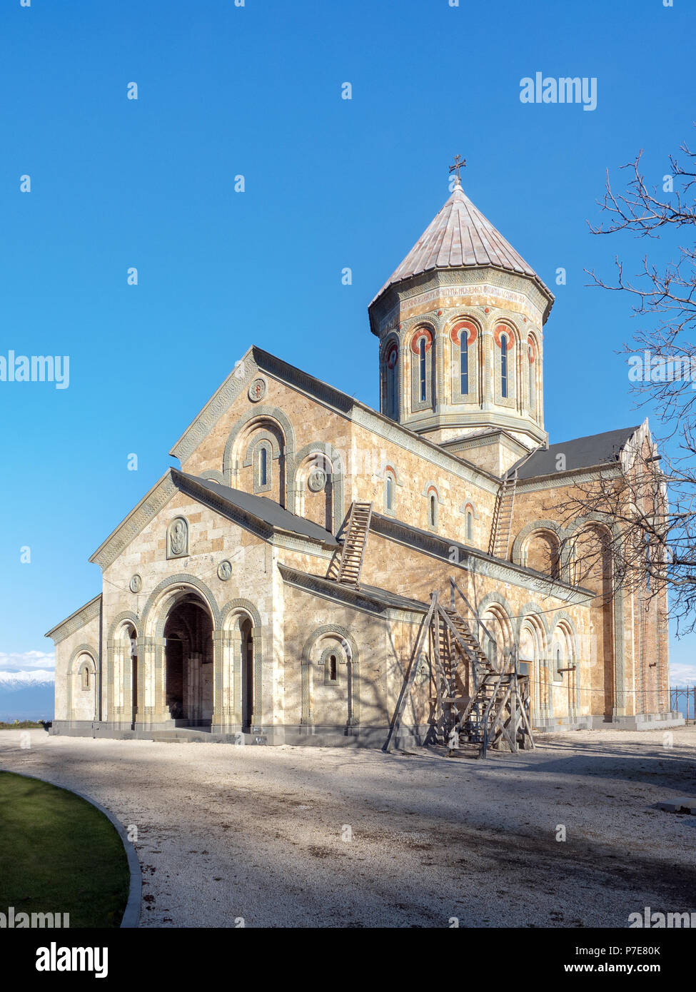 St. Nino Kirche von bodbe Monastery, Sighnaghi, Georgien Stockfoto