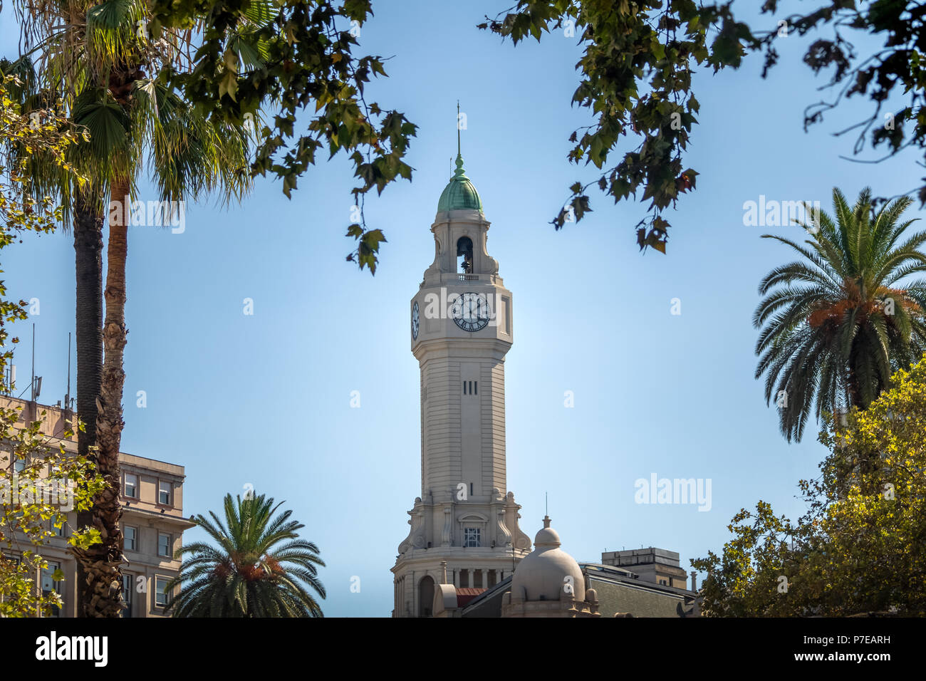 Turm von Buenos Aires Stadt Gesetzgebung - Legislatura de la Ciudad de Buenos Aires - Buenos Aires, Argentinien Stockfoto