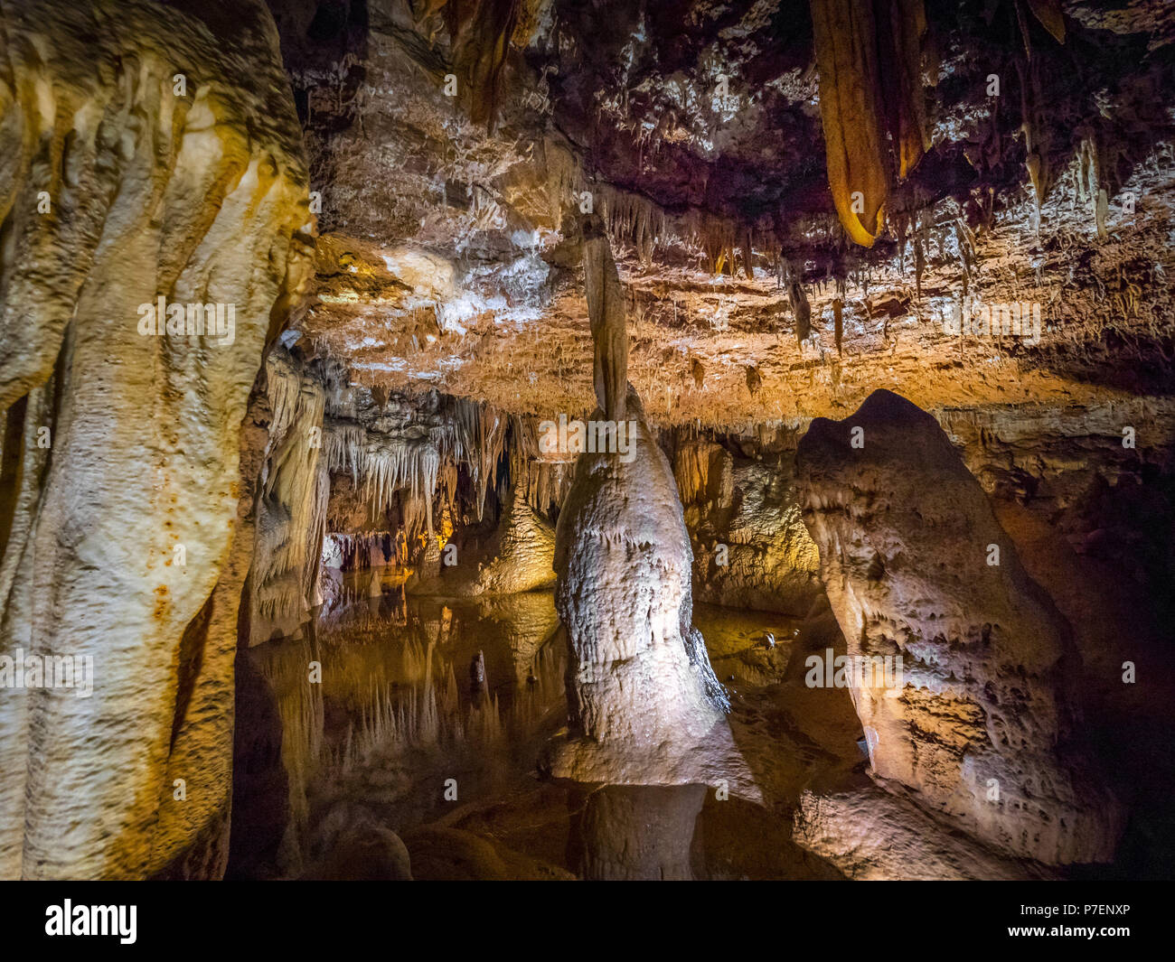 Jama Baredine, Tropfsteinhöhle, Istrien, Kroatien Stockfoto