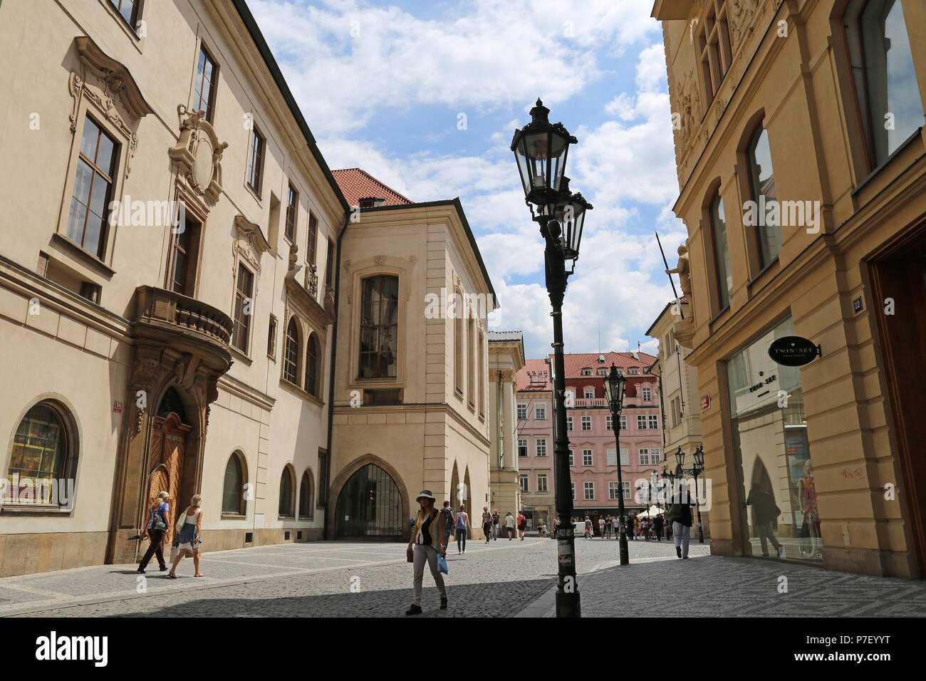 Karolinum, Teil der Karlsuniversität, Železná, Staré Město (Altstadt), Prag, Tschechien (Tschechische Republik), Europa Stockfoto