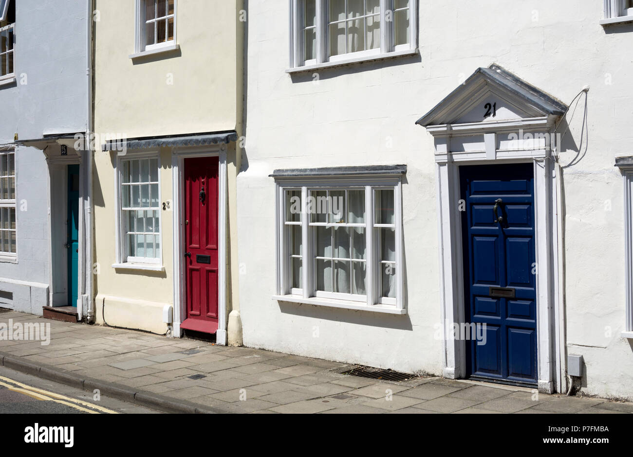 East St. Helen Straße, Abingdon-on-Thames, Oxfordshire, England, Großbritannien Stockfoto