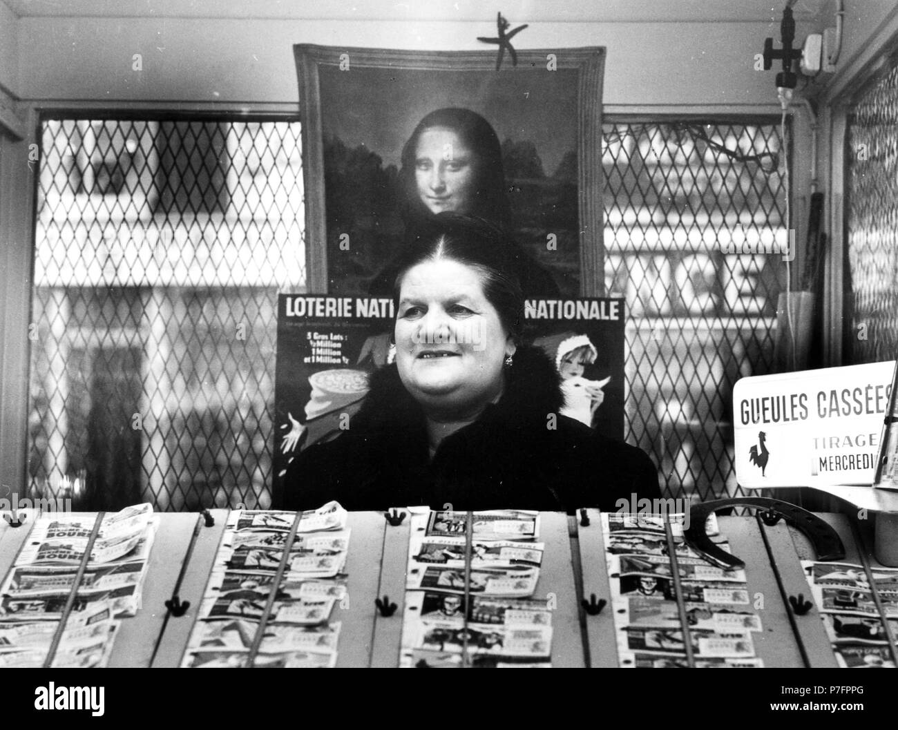 Lustige mona lisa Schwarzweiß-Stockfotos und -bilder - Alamy