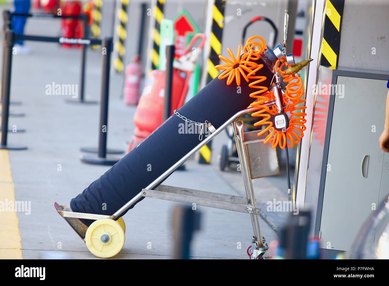 Peking, China. 6. Juli, 2018. Peking, China - China GT-Meisterschaft ist in Peking, China statt. Credit: SIPA Asien/ZUMA Draht/Alamy leben Nachrichten Stockfoto