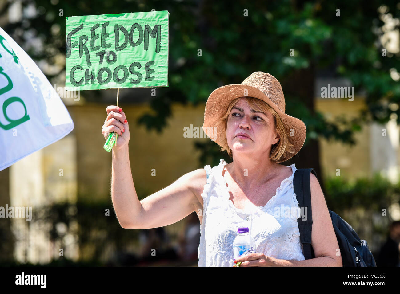 Die Demonstranten versammelten sich vor dem Parlament zu der Kampagne der Anbau von Cannabis in Großbritannien zu machen. Drogen. Legalisierung von Cannabis. Kampagne Stockfoto