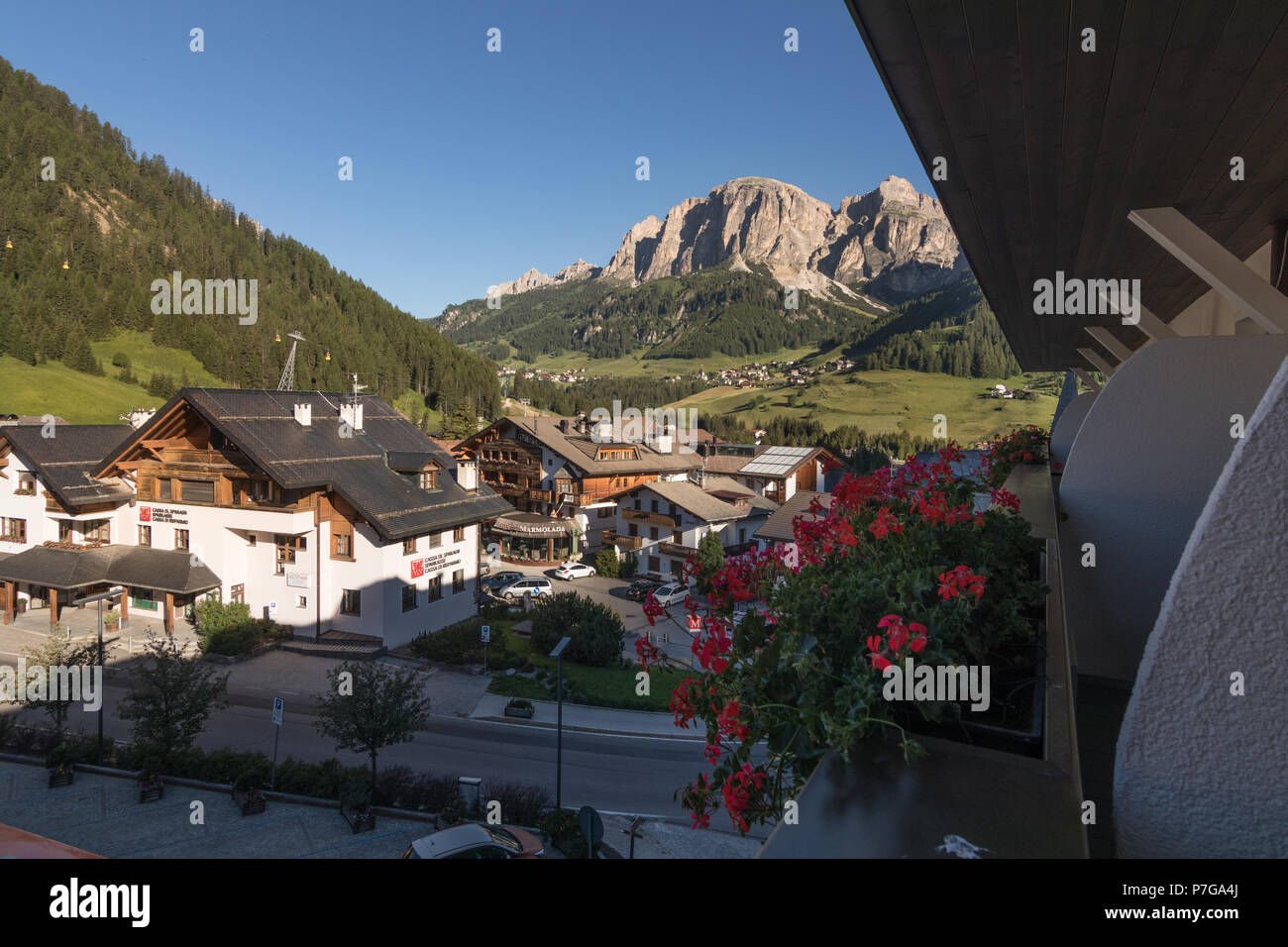Sella Ronda Bike Day Stockfoto