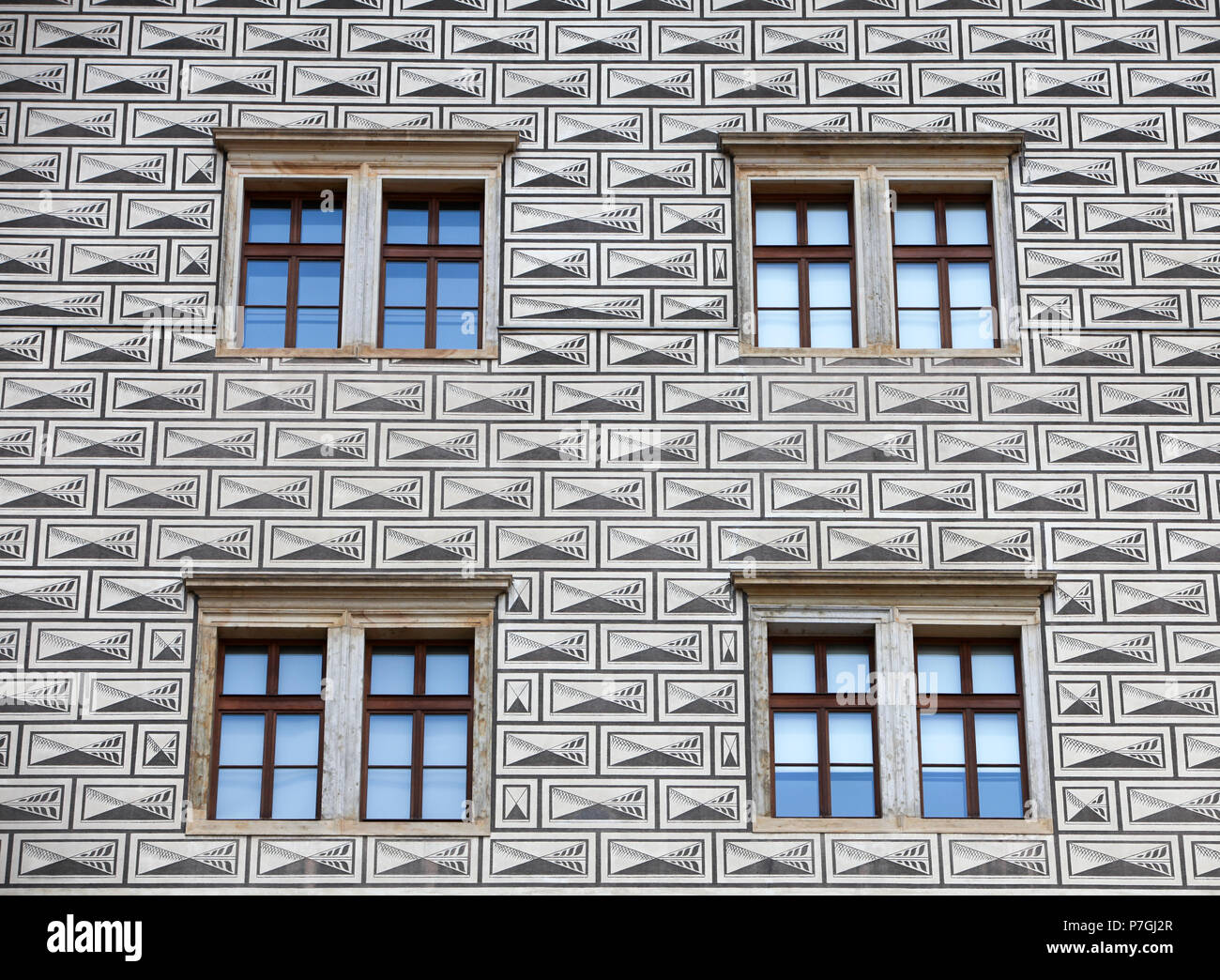 Prag Fenster 2 Stockfoto